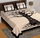 Cotton Rajasthani Jaipuri Double Bedsheet with 2 Pillow Covers 