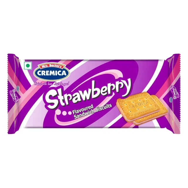 Cremica Strawbery Cream Biscuits 100 g