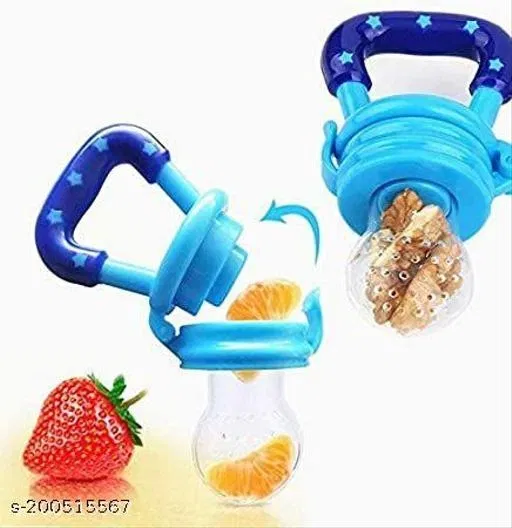 Silicone Fresh Fruit Milk Nibbler Feeding Safe Kids Supplies Nipple Teat Pacifier Bottles