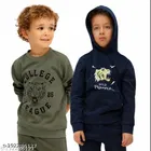 Cotton Blend Hoodie for Boys 
