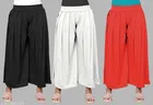 Palazzos for Women, Pack of 3 