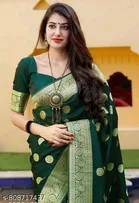 Banarasi Saree with Zari Woven for Women 