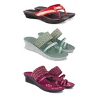 Combo of Slippers & Heels for Women 