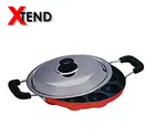 Xtend Non Stick Appam Maker Pot with Steel Lid 