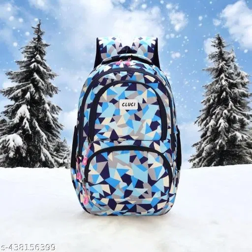 Canvas Backpack Bag, Multicolor