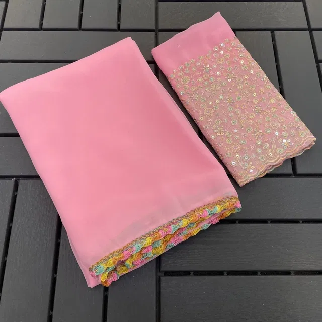 Silk Woven Design Saree for Women, Pink (6.3 m)