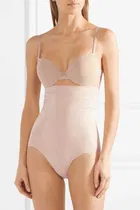 विमेंस कॉटन लाइक्रा टम्मी कण्ट्रोल 4-इन-1 ब्लेंडेड हाई वैस्ट टम्मी & थाई शेपवियर 