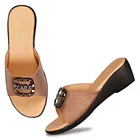 Zakozee Heels for Women (Beige, 5)
