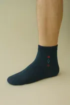 Cotton Spandex Calf Length Socks for Men 