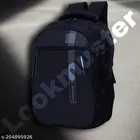 Nylon Backpack for Men & Women, Black