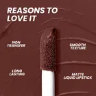 Seven Seas Liquid Lipstick for Women, Brown 