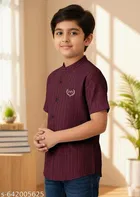 Embroidered Polycotton Polo for Boys 