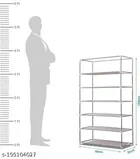 6 Shelves Metal Collapsible Shoe Rack 