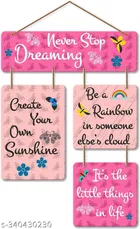 MDF Wooden Wall Hanging Quotes 