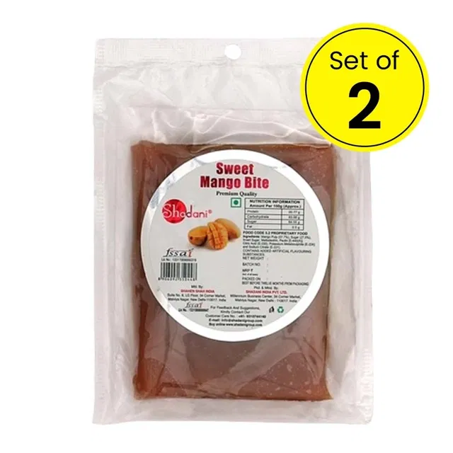 शादानी स्वीट मैंगो बाईट 2X100 g (पैक ऑफ़ 2)