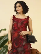 Tie Up Georgette Kurti for Women 