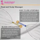 Majestique Head and Scalp Massager Tingle for Deep Relaxation Hair Stimulation and Stress Relief 