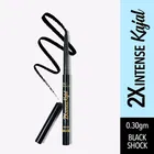 Blue Heaven 2X Intense Kajal Pencil, Blackshock, 0.30g 