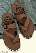 Flipflops for Men (Brown, 6)