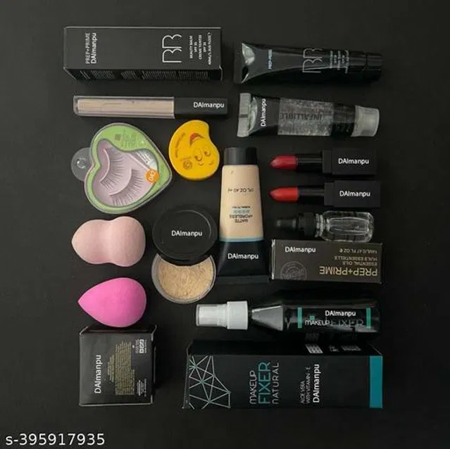 Face Makeup Combo (Multicolor, Set of 13)