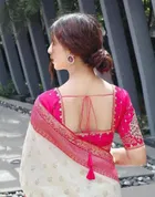 Banarasi Silk Zari Woven Saree for Women 