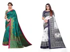 Art Silk Printed Saree for Women 
