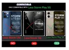 Silicone Mobile Back Cover for LAVA Storm Play 5G 