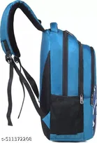 Polyester Backpack for Men & Women, Blue