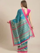 शारदा क्रिएशन मैसूर सिल्क प्रिंटेड साड़ी 