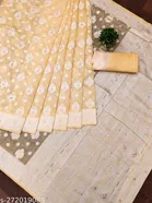 Cotton Zari Woven Saree for Women 
