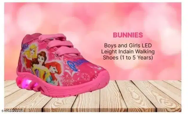 Casual Shoes for Kids (Pink, 4.5-5 Years)