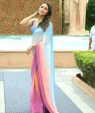 Georgette Printed Saree for Women 