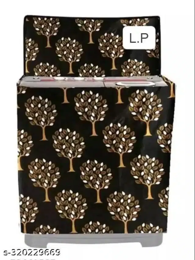 Polyester Washing Machine Cover (Multicolor)