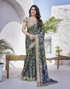 Chiffon Printed Saree for Women 