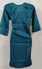 Cotton Blend Embroidered Kurti for Women 