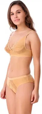 Cotton Blend Lingerie Set for Women 