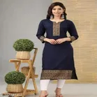 Viscose Rayon Embellished Kurti for Women 