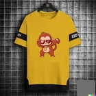 Round Neck Printed T-Shirt for Men 