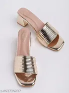 Shoetopia Embellished Heel Sandals Size IND-7