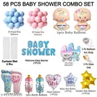 58 Pcs Balloons Decoration Kit, Multicolour, Set of 1