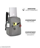 Polyester Backpack Bag, Grey