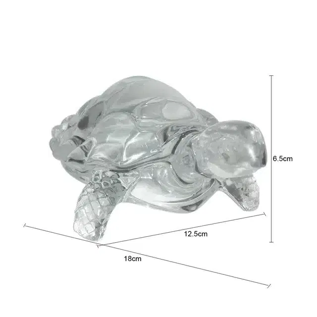 BHARDWAJ RETAILS Home N Style Crystal Tortoise (Assorted) (Pack of 1) (BR60)