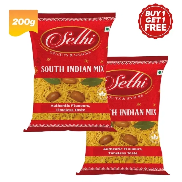 सेठी साउथ इंडियन मिक्सचर 2X200 g (बय 1 गेट 1 फ्री)
