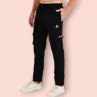Lycra Nylon Logo Printed Track Pant for Men 