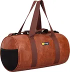 PU Gym Bag [40 L, Tan]