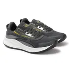 Blacktown Sports Shoes for Men (Dark Grey & White, 7)