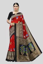 Art Silk Printed Saree for Women 