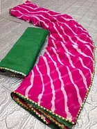 Georgette Printed Saree for Women 
