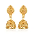 Brass Gold Plated Earrings for Women (Gold, Set of 1)