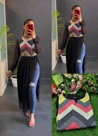 Georgette Printed Kurti for Women 